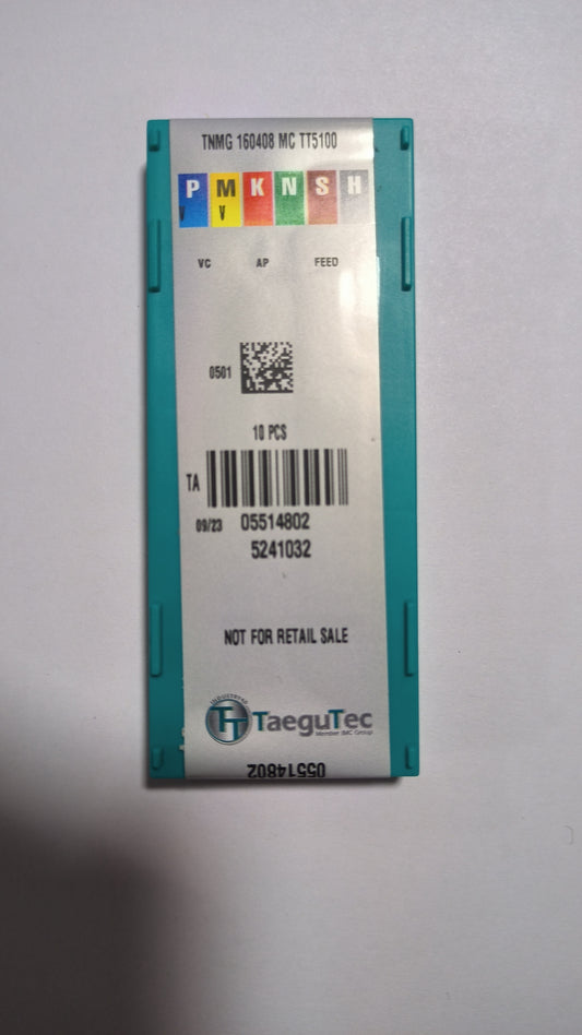 TAEGUTEC TNMG 160408 MC TT5100