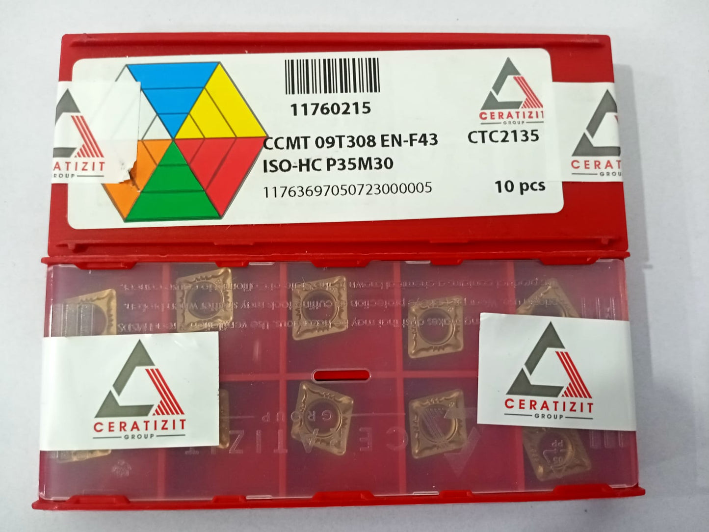 Ceratizit CCMT 09T308 EN-F43 CTC 2135