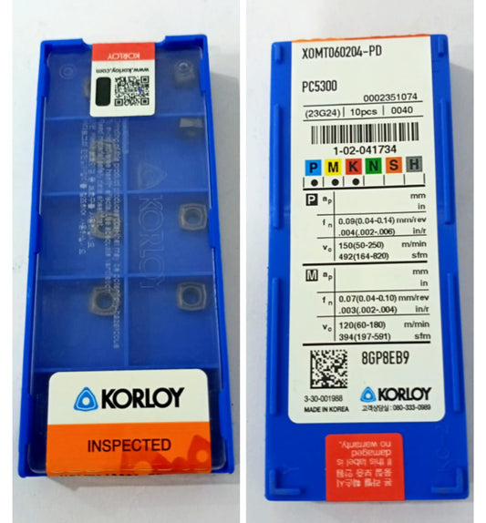 Korloy XOMT 060204 PD PC5300