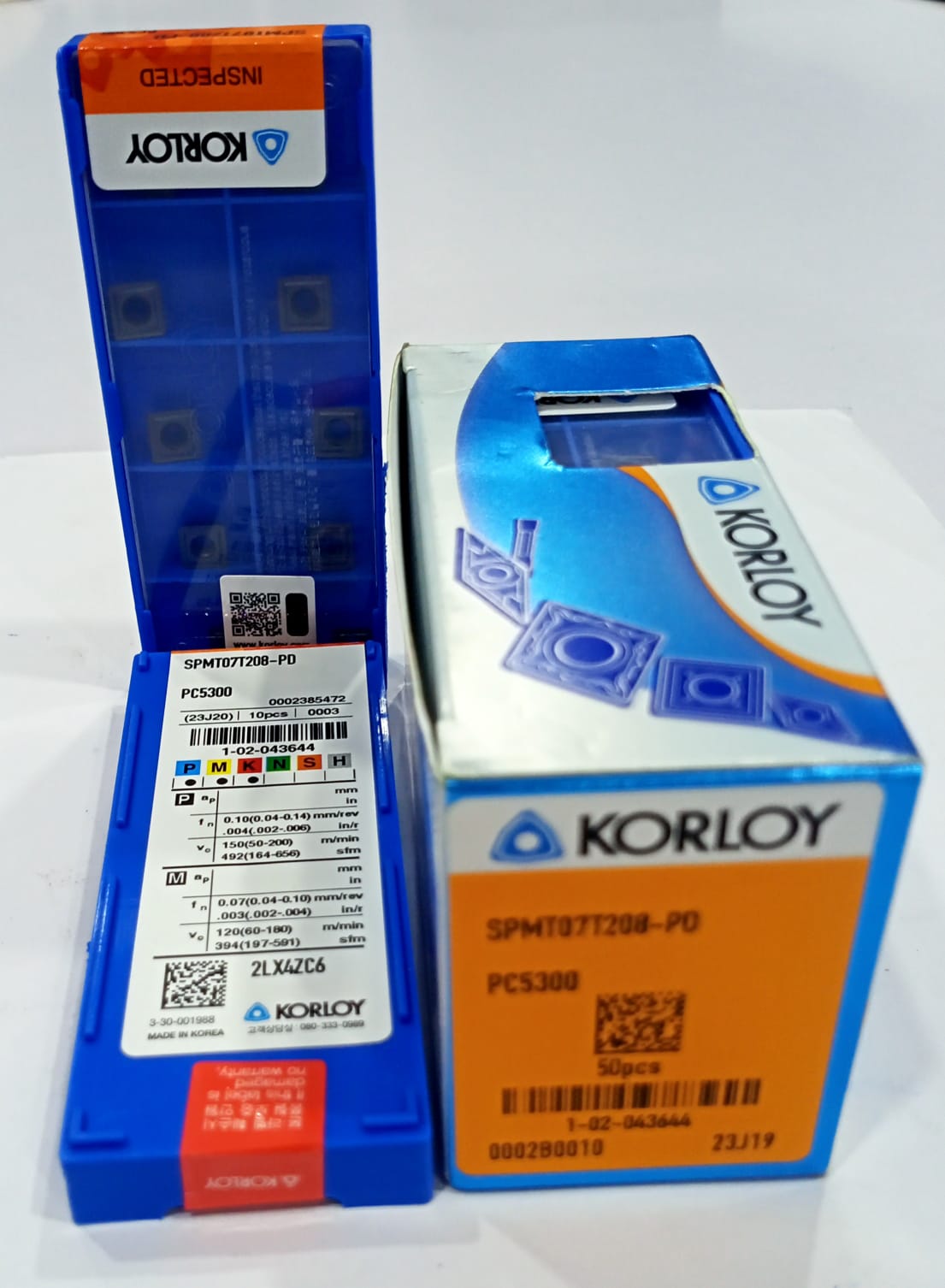 Korloy SPMT 07T208 PD PC5300