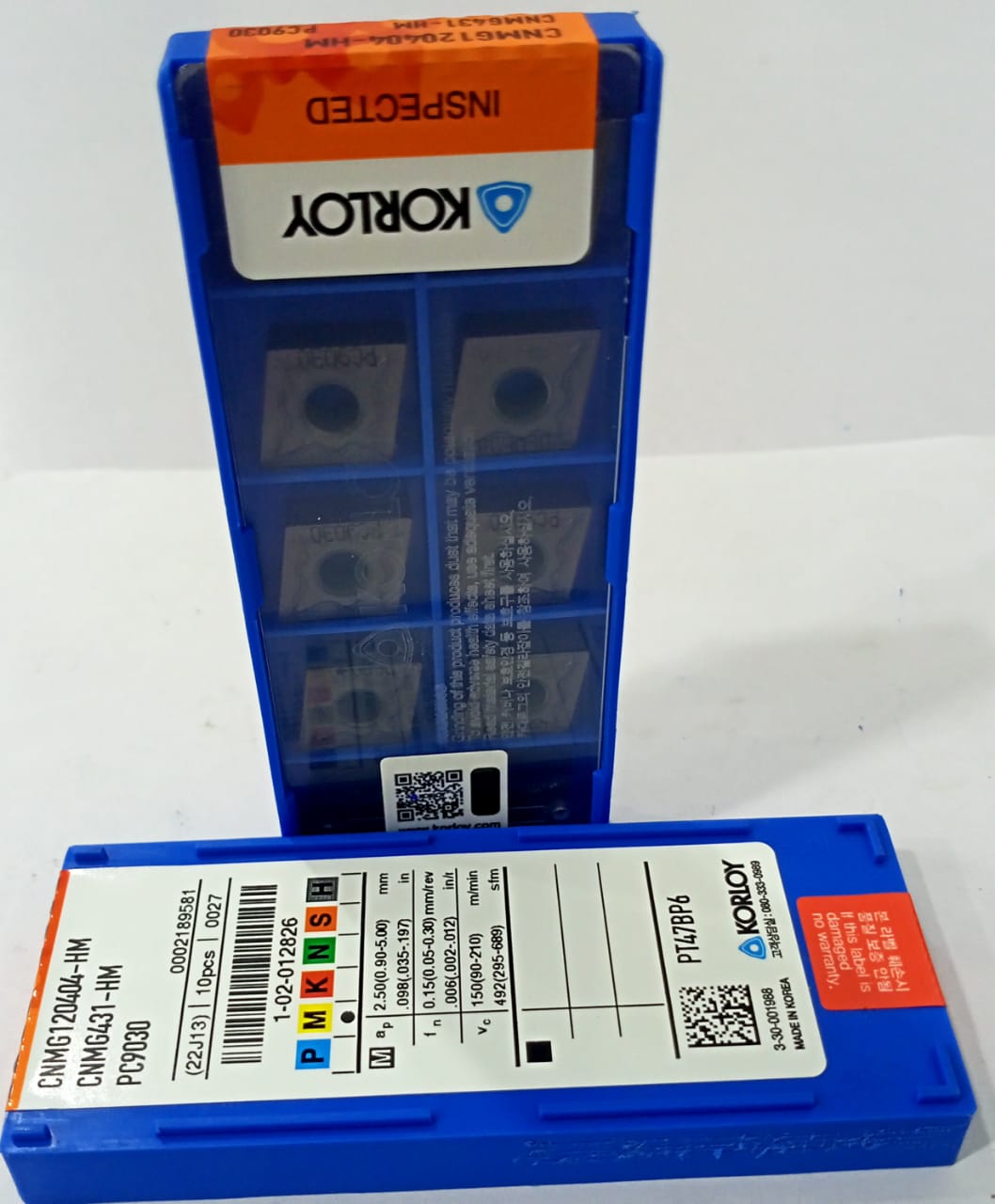 Korloy CNMG 120404-HM PC9030