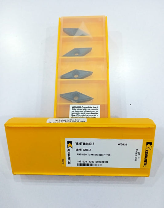 KENNAMETAL VBMT160402LF KC5010