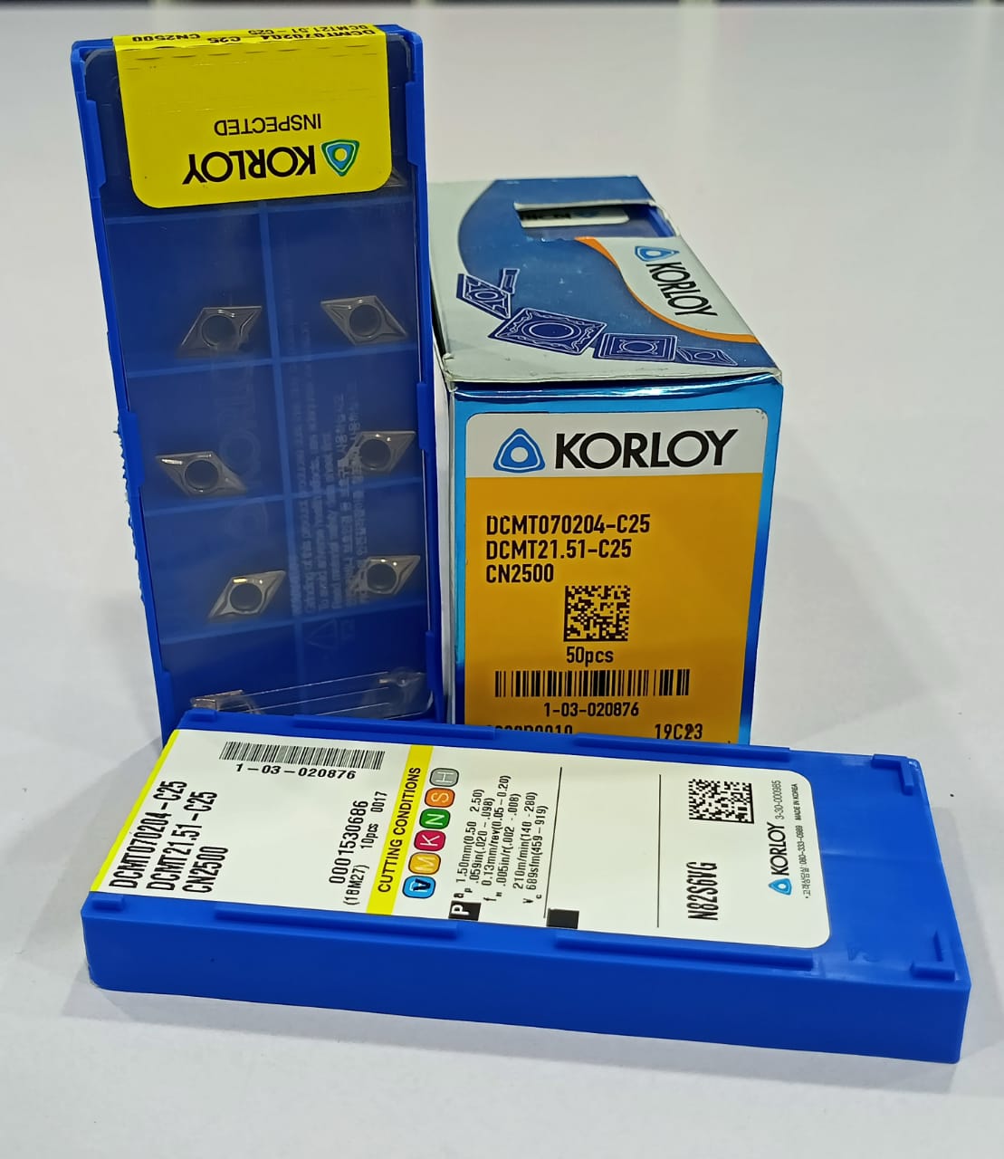 KORLOY DCMT070204-C25 CN2500