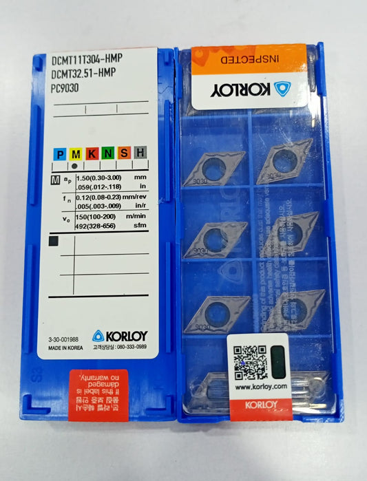 KORLOY DCMT11T304-HMP PC9030