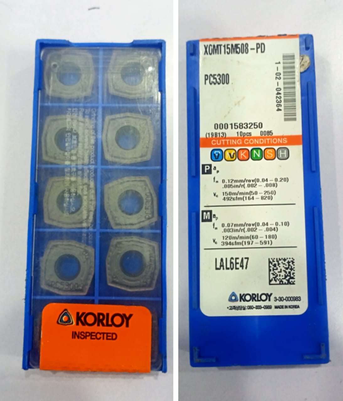 KORLOY XOMT15M508 PD PC5300