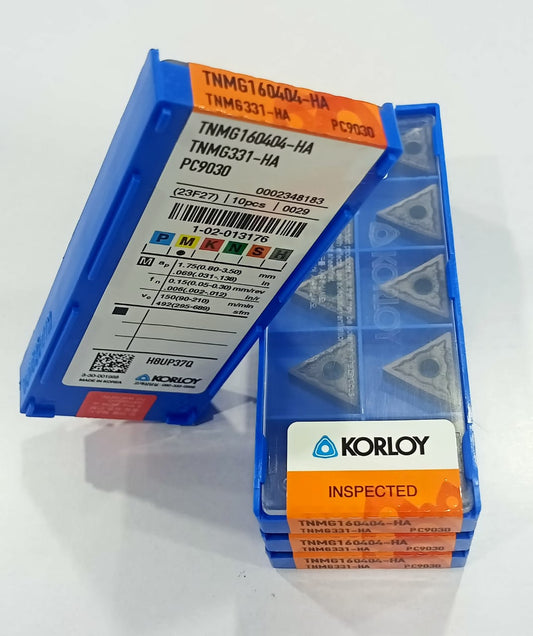 Korloy TNMG 160404-HA PC9030