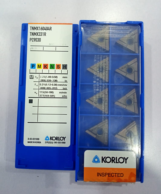 KORLOY TNMX 160404R PC9030