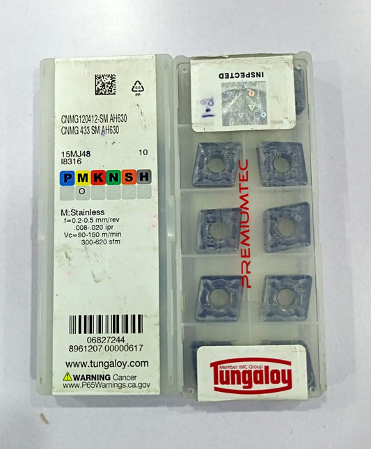 TUNGALOY CNMG 120412 SM AH630