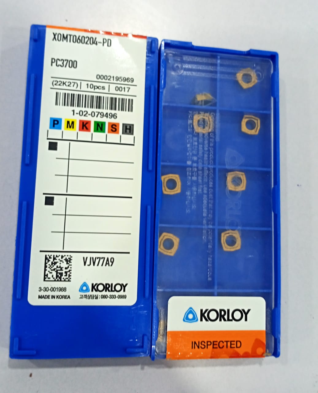 KORLOY XOMT 060204 PD PC3700