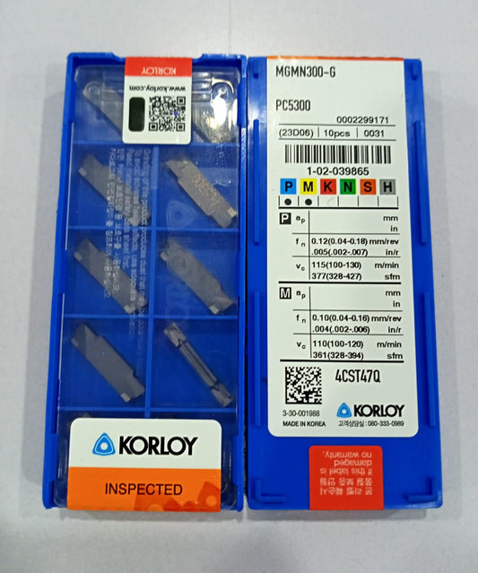 KORLOY MGMN 300-G PC5300