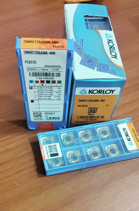 Korloy SNMX 1206ANN MM PC6510