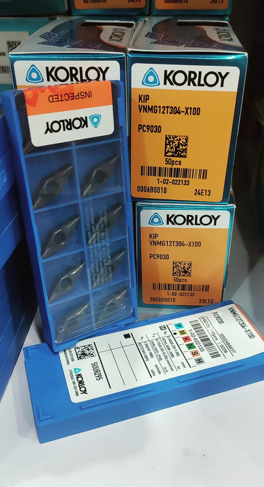 Korloy VNMG 12T304-X100 PC9030